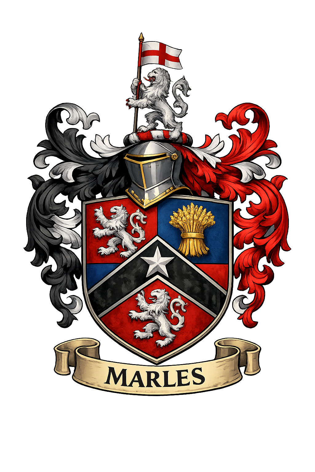 Marles Family Crest